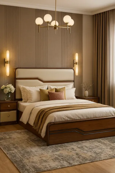 Colonial King Size Teak Wood Bed with Box Storage (DB22)