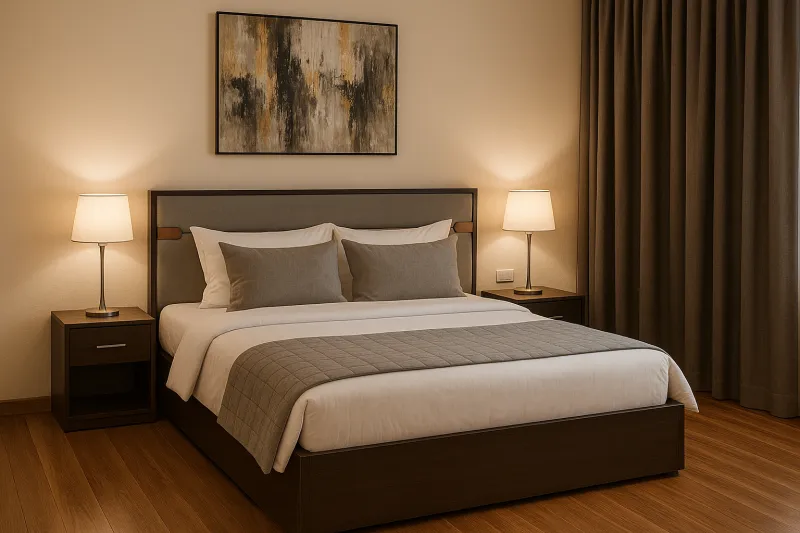 Heritage King Size Teak Wood Bed with Box Storage (DB35)