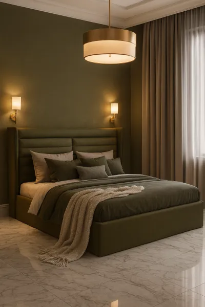 Modern Engineered Wood Bed with Hydraulic Storage (DB40)