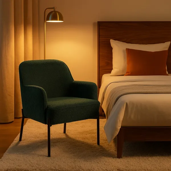 Modern King Mild Steel Bedroom Chair (DBC35)