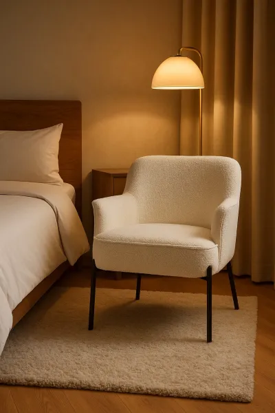 Classic King Mild Steel Bedroom Chair (DBC36)