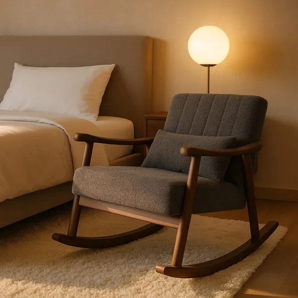 Minimalist King Mild Steel Bedroom Chair (DBC37)