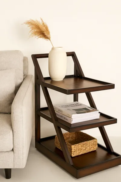 Teak Wood Side Table (DU01)