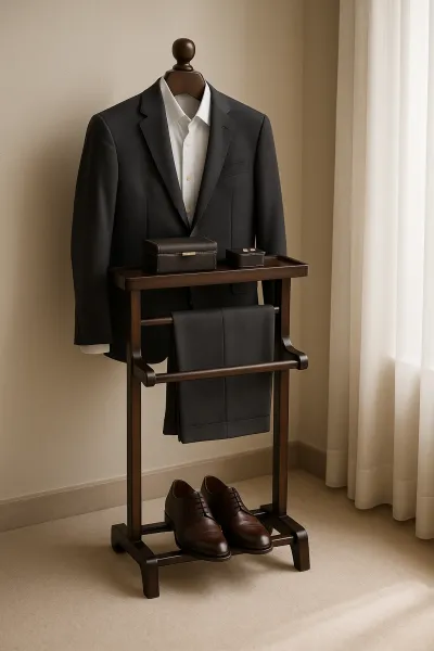 Traditional Teak Wood Side Table (DU04)