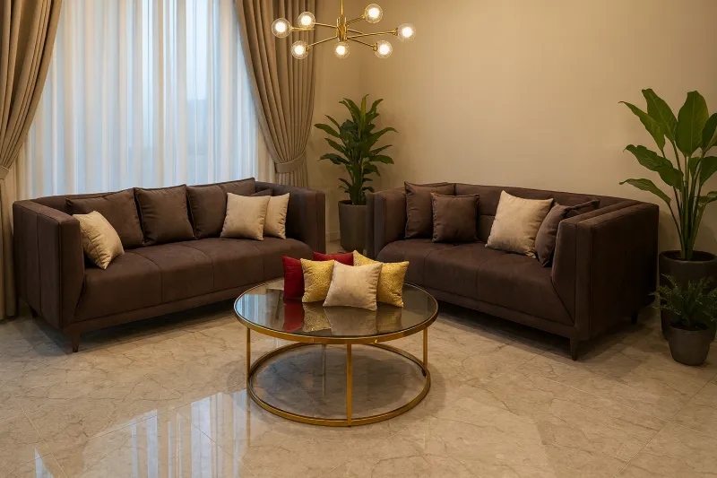 Modern Sofa with Upholstery (DS03)