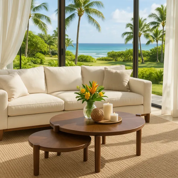 Teak Wood Center Table (DCT02)