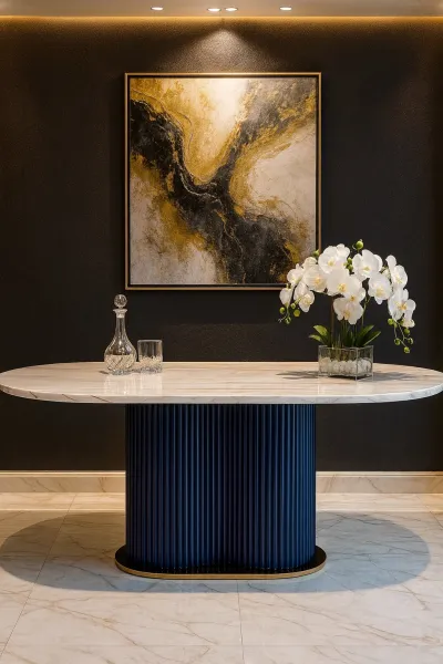 Premium 6 Seater Mild Steel Dining Set (DDT45)