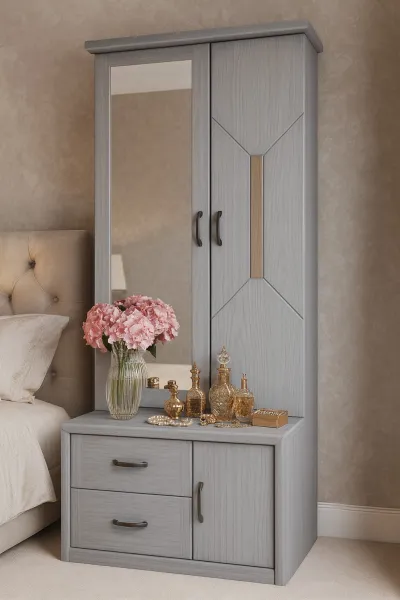 Modern Plywood Dressing Table with Mirror (DD03)