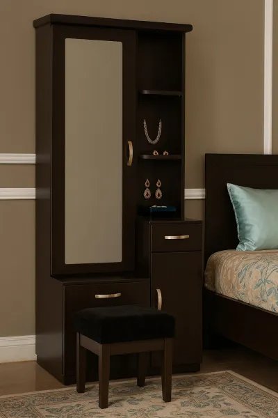 Modern Plywood Dressing Table with Mirror (DD10)