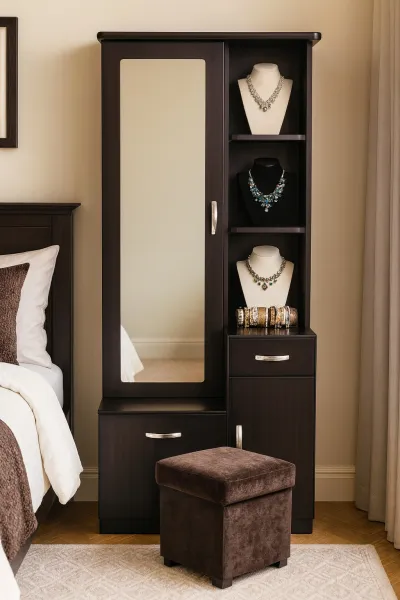 Elegant Plywood Dressing Table with Mirror (DD11)