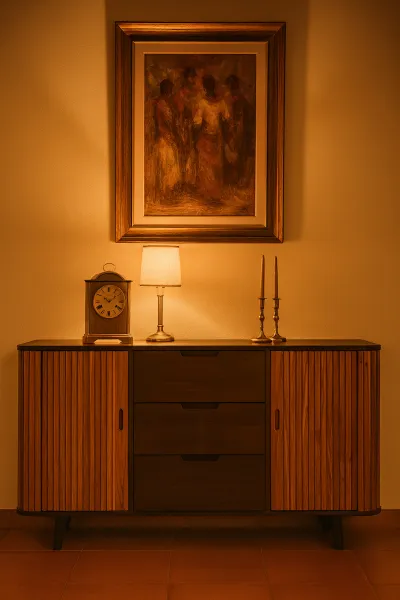 Modern Teak Wood Console Table (DCO10)