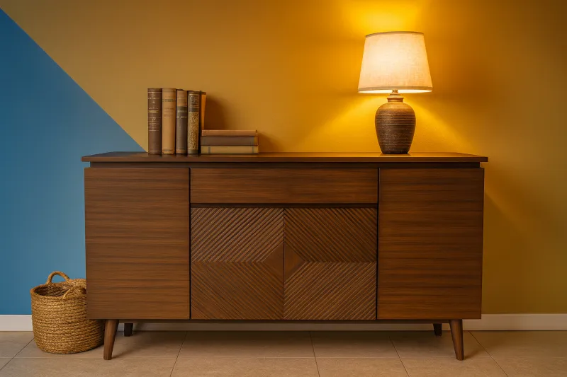 Modern Teak Wood Console Table (DCO16)