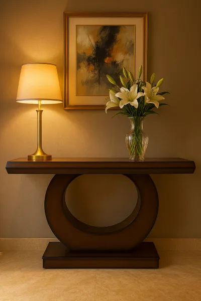 Modern Teak Wood Console Table (DCO21)