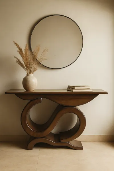 Elegant Teak Wood Console Table (DCO22)