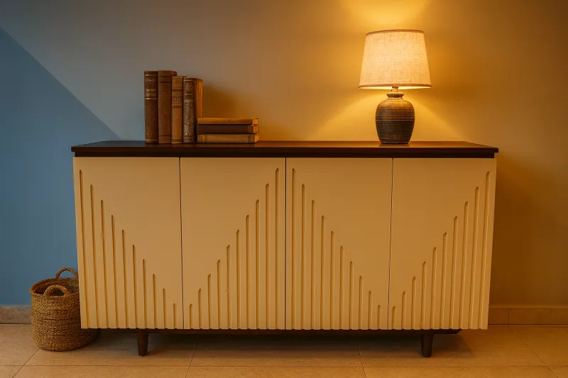 Carved Teak Wood Console Table (DCO26)