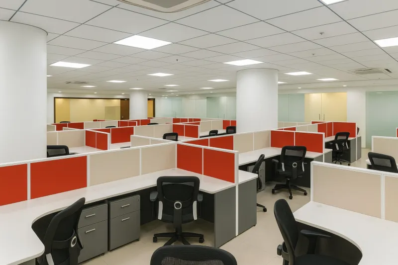 Modern Plywood Office Desk (DOFF15)