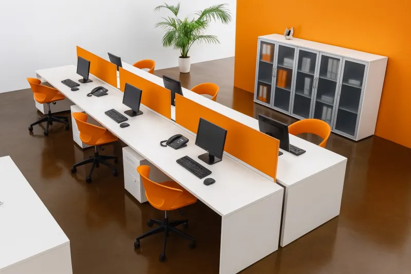 Modern Plywood Office Desk (DOFF16)