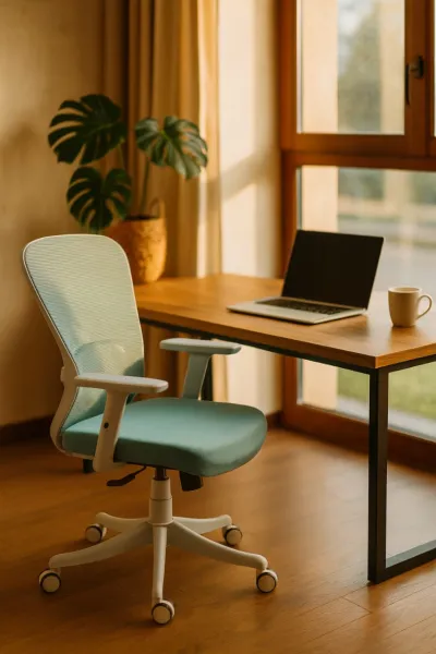 Classic Office Chair with Upholstery (DOFF45)