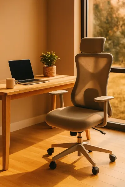 Contemporary Office Chair with Upholstery (DOFF49)