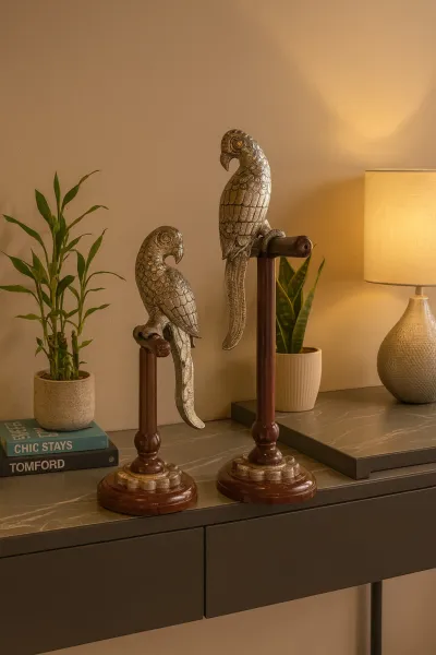 Elegant Silver Home Decor (DHD09)