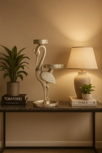 Contemporary Silver Home Decor (DHD12)