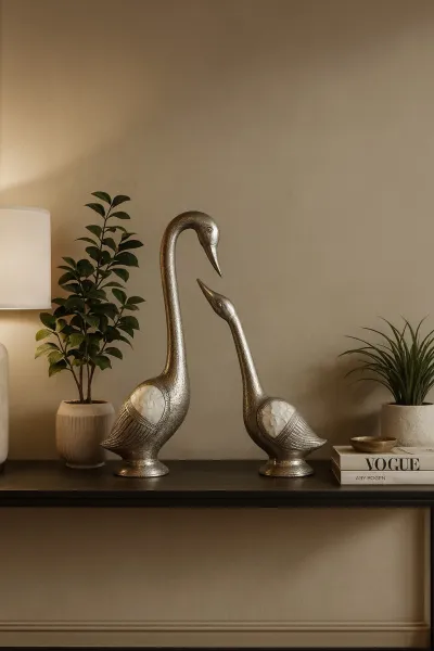 Elegant Silver Home Decor (DHD14)