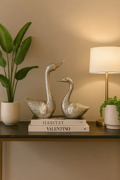 Traditional Silver Home Decor (DHD15)