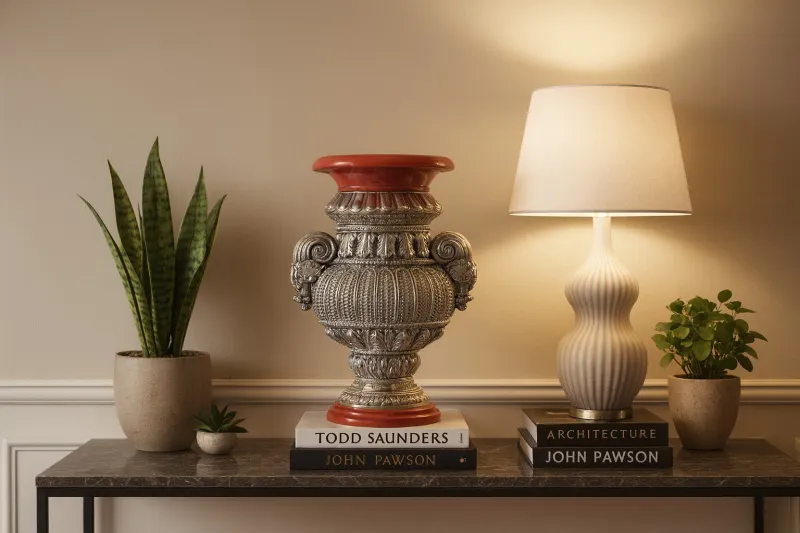 Traditional Silver Home Decor (DHD16)