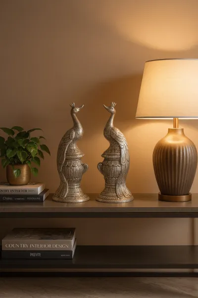Traditional Silver Home Decor (DHD18)