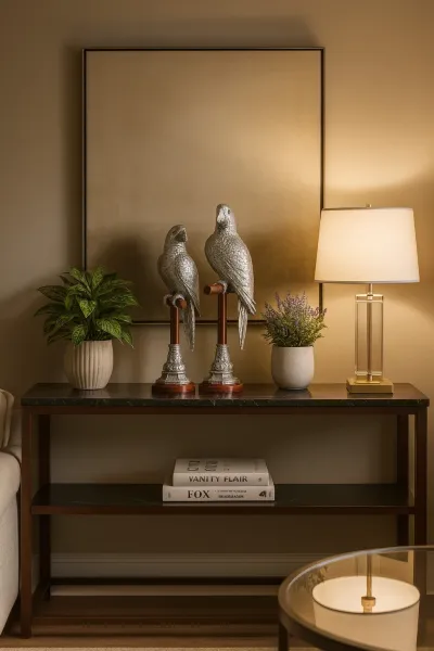 Traditional Silver Home Decor (DHD26)