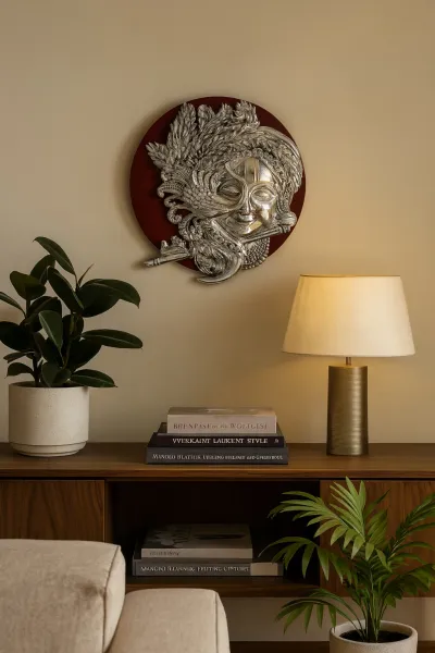 Contemporary Silver Home Decor (DHD28)