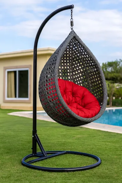 Modern Mild Steel Outdoor Set with Upholstery (DOF45)