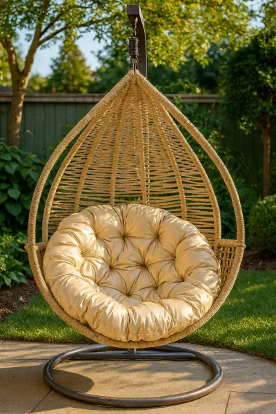 Luxury Mild Steel Outdoor Set with Upholstery (DOF50)