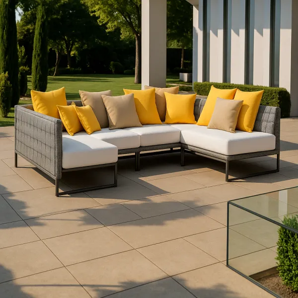 Modern Aluminium Outdoor Set with Upholstery (DOF13AL)