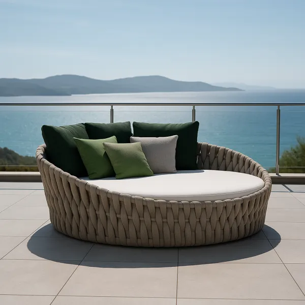 Modern Aluminium Outdoor Set with Upholstery (DOF14)
