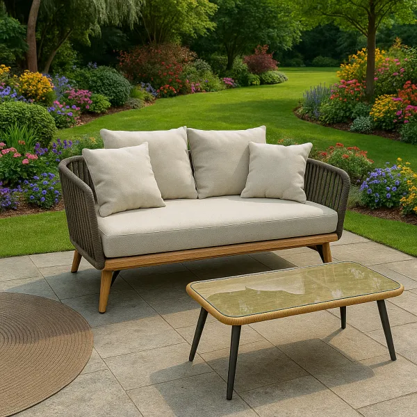 Classic Aluminium Outdoor Set with Upholstery (DOF17AL)