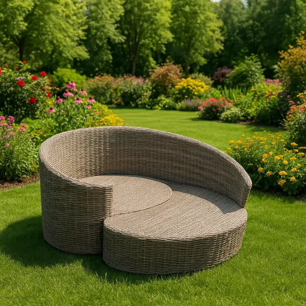 Contemporary Aluminium Outdoor Set with Cane Work (DOF30AL)