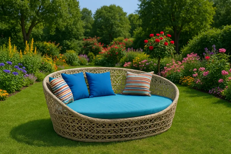 Elegant Aluminium Outdoor Set with Upholstery (DOF32AL)