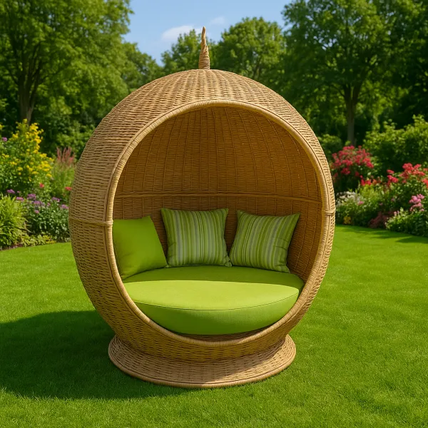 Elegant Aluminium Outdoor Set with Cane Work (DOF33AL)